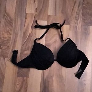 34D padded underwhire black bikini 👙 top